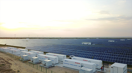 国内首个5MW/10MWh，35kV大型地面弃光储能电站（2016）